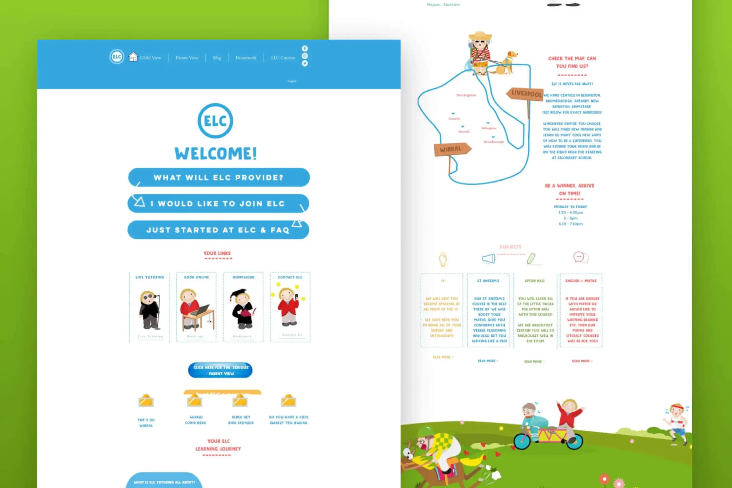 ELC Tutoring E-Learning Platform