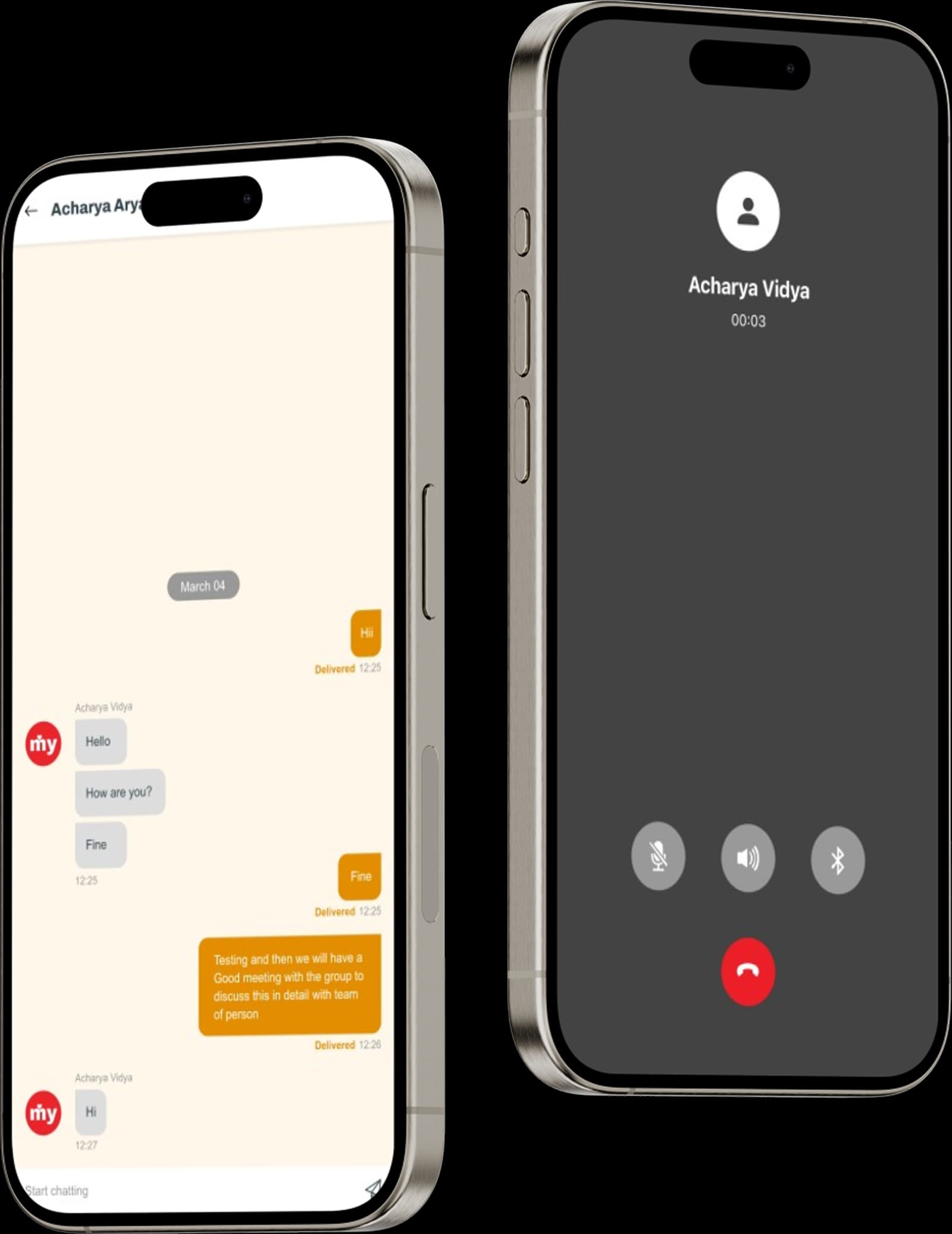 Consultation (Chat/Audio Call)