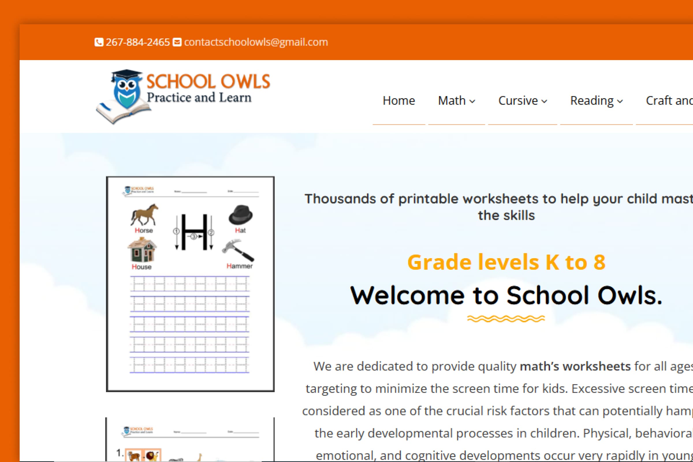 SchoolOwls E-Learning Platform