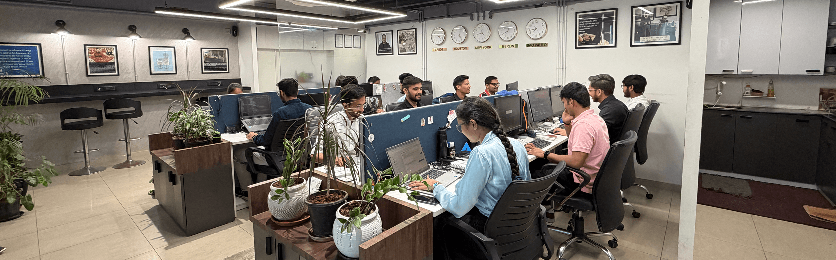 PragetX team collaborating on client solutions